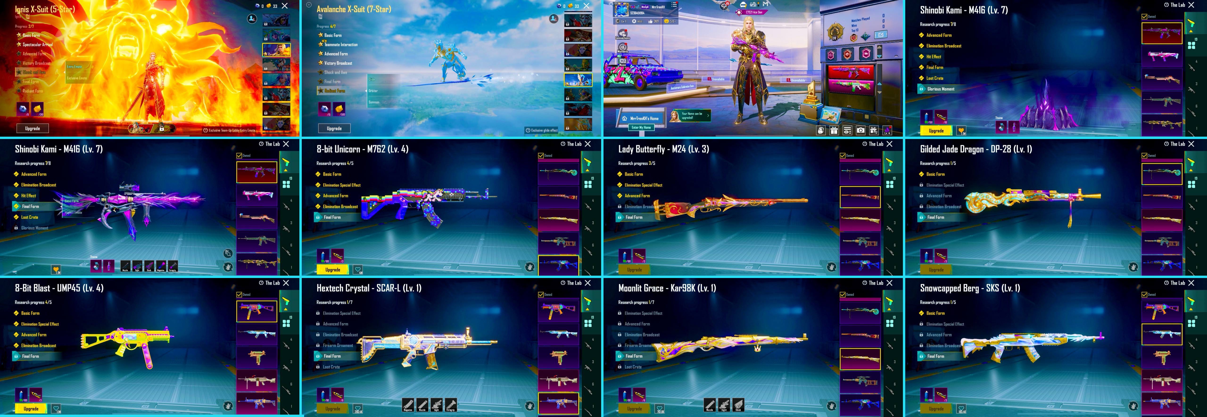 Account pubg តម្លៃ175$